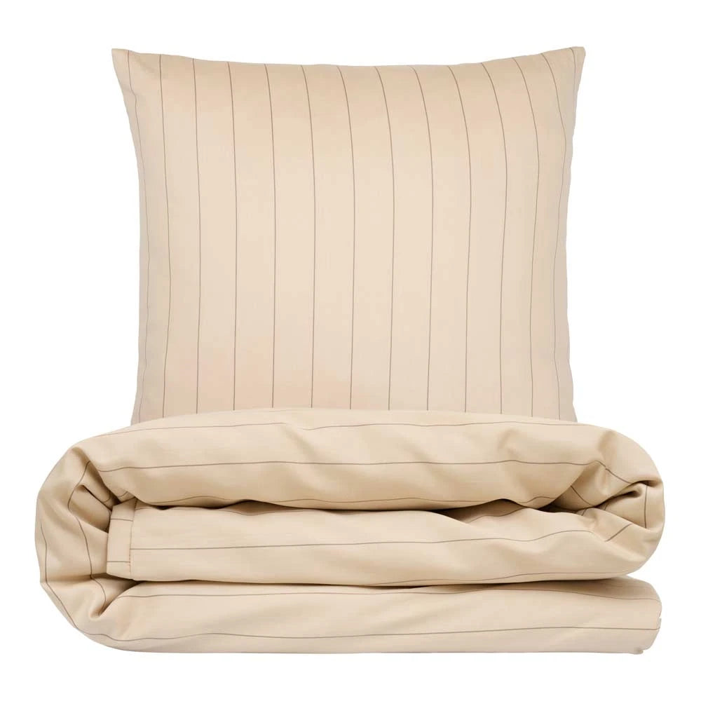 Sengetøj 200x220 cm - bomuldssatin - Sandvig - Ivory
