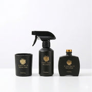 MBA Home Essence Black Amber Rav Duftpinde Sterinlys og Room Spray Set